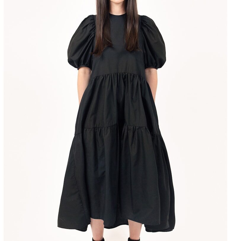 Рокля с отвор на гърба - Черен Ioana Ciolacu