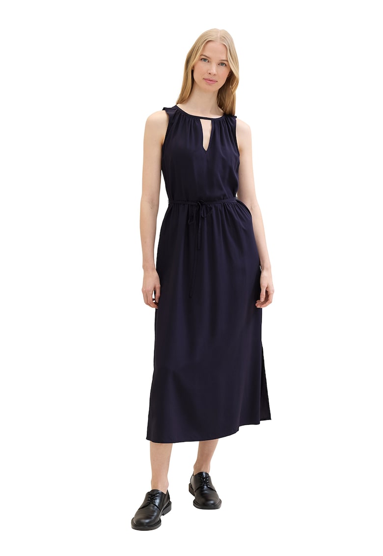 Рокля с отвори - Тъмносин Tom Tailor