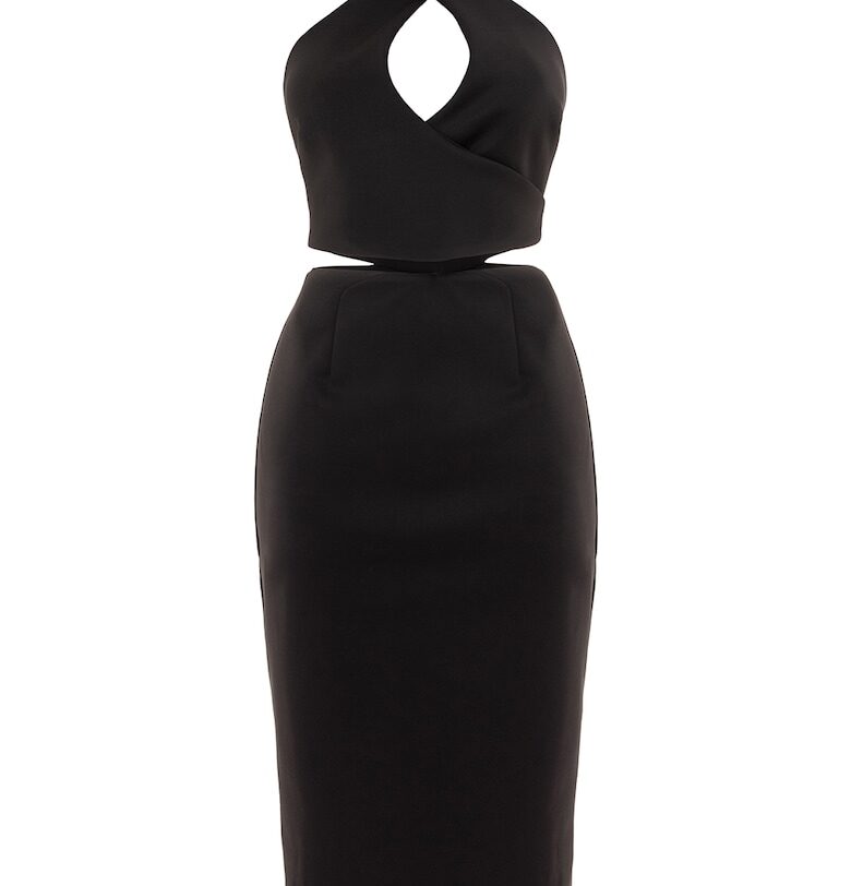 Рокля с отвори - Черен IULIA DIMA