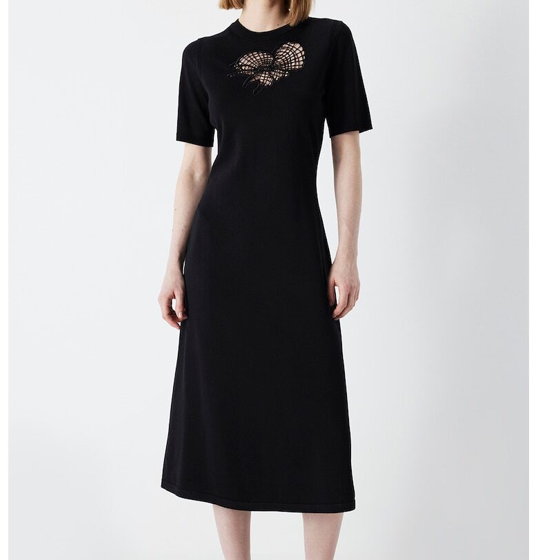 Рокля с отвори - Черен Ipekyol