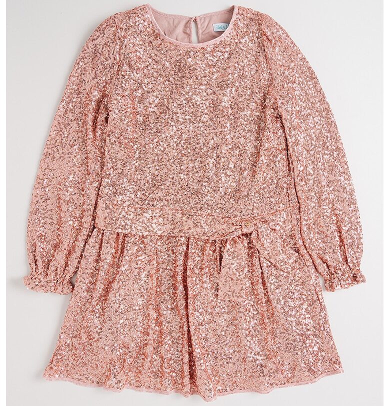 Рокля с пайети - Прашно розово Abel  Lula