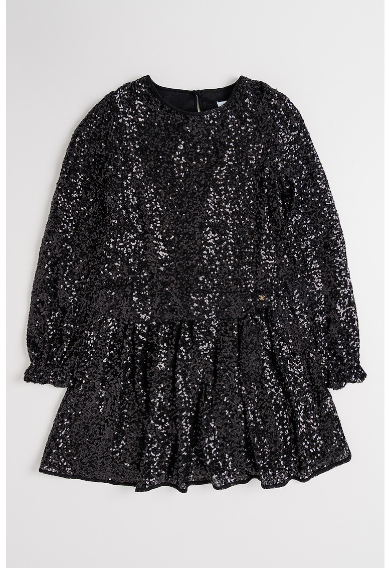 Рокля с пайети - Черен Abel Lula