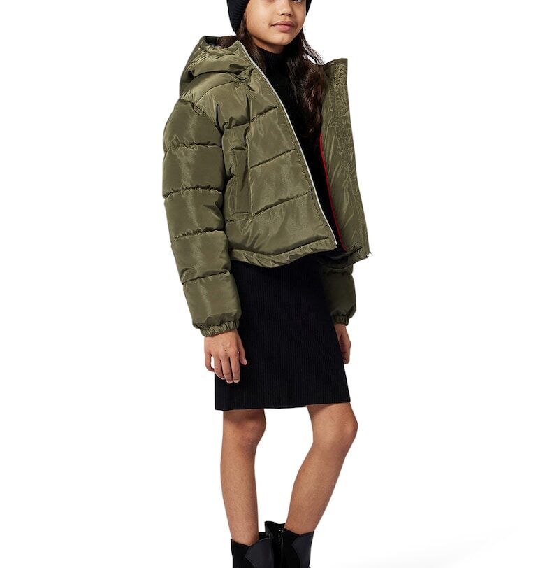 Рокля с пришито лого - Черен HUGO