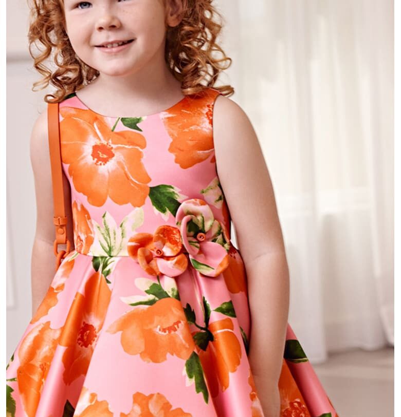 Рокля с флорални апликации Abel  Lula