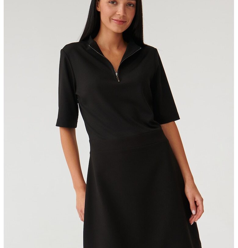 Рокля с цепка с цип Manama - Черен Tatuum