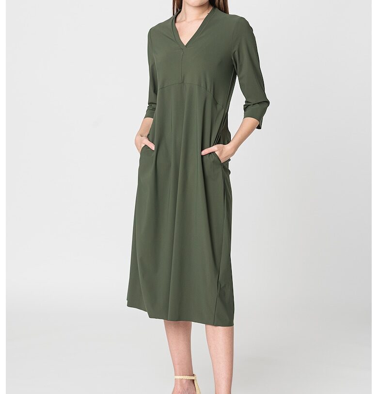 Рокля с шпиц - Каки ELENA MIRO