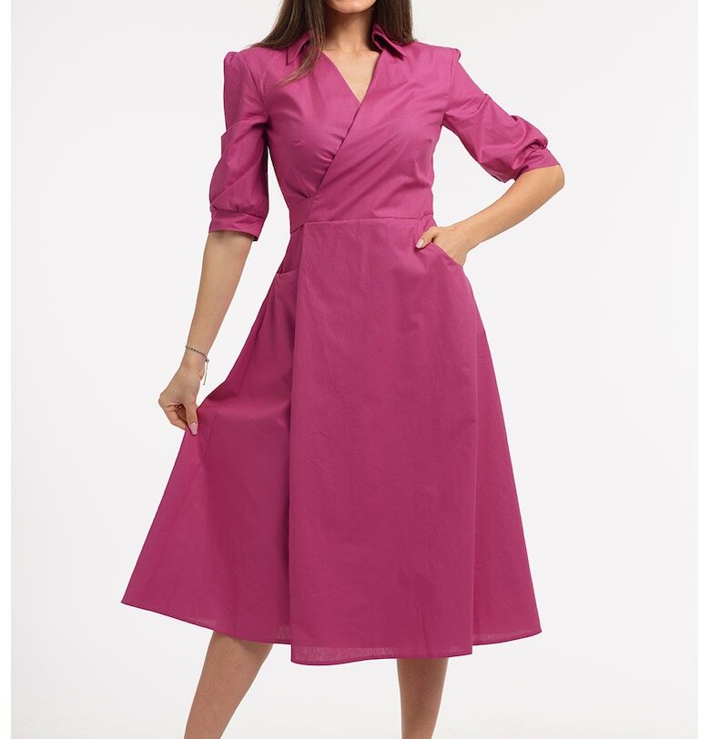 Рокля с шпиц - Фуксия CAMISSI