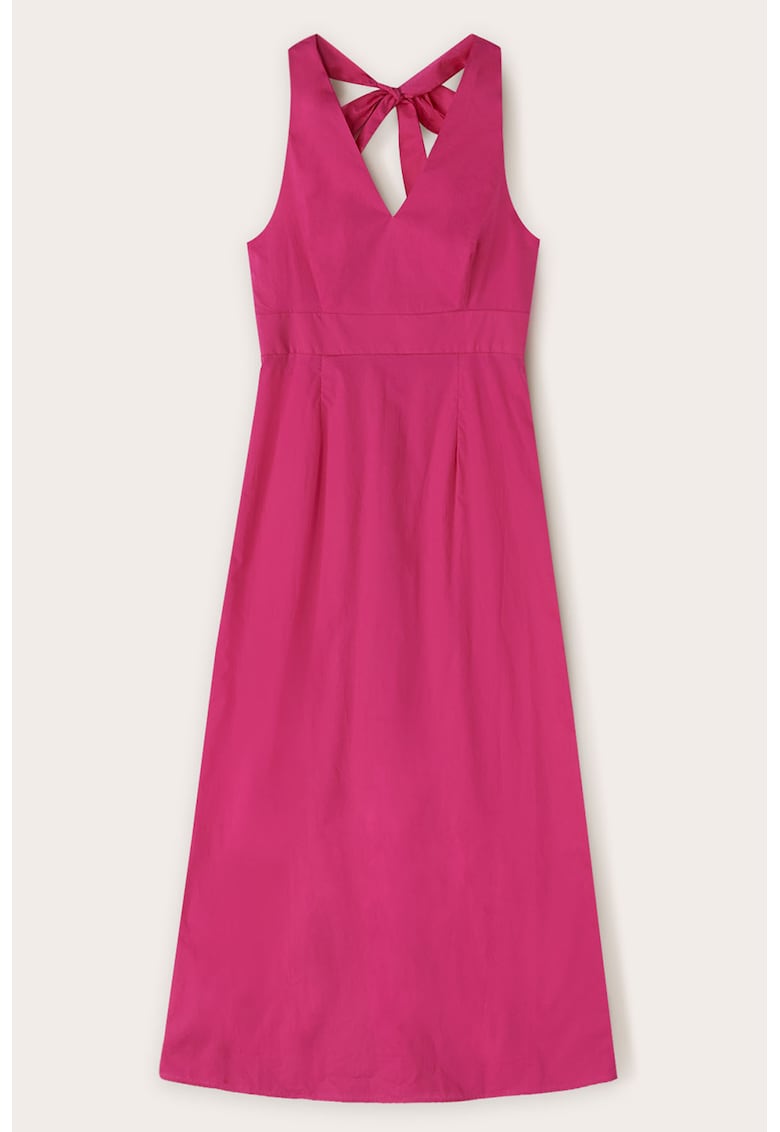 Рокля с шпиц и гол гръб - Фанданго розово Motivi