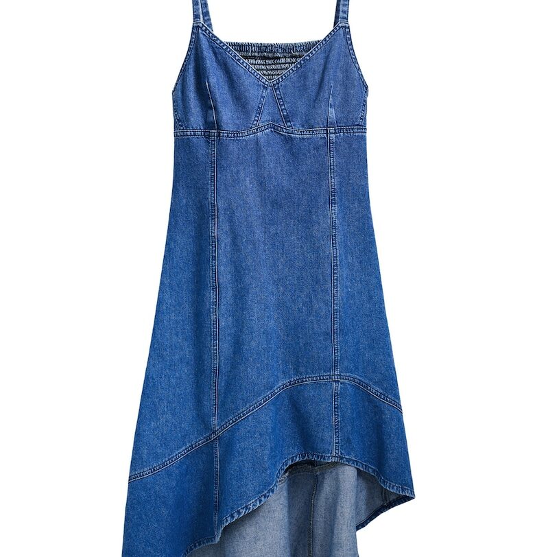 Рокля -  среден деним - син - памук/полиестер DESIGUAL