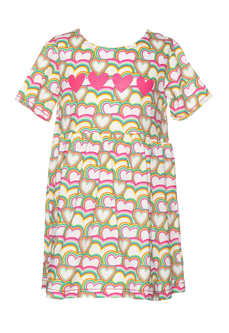 Рокля със сърцевидна шарка - Бял/Зелен/Розово Agatha Ruiz de la Prada