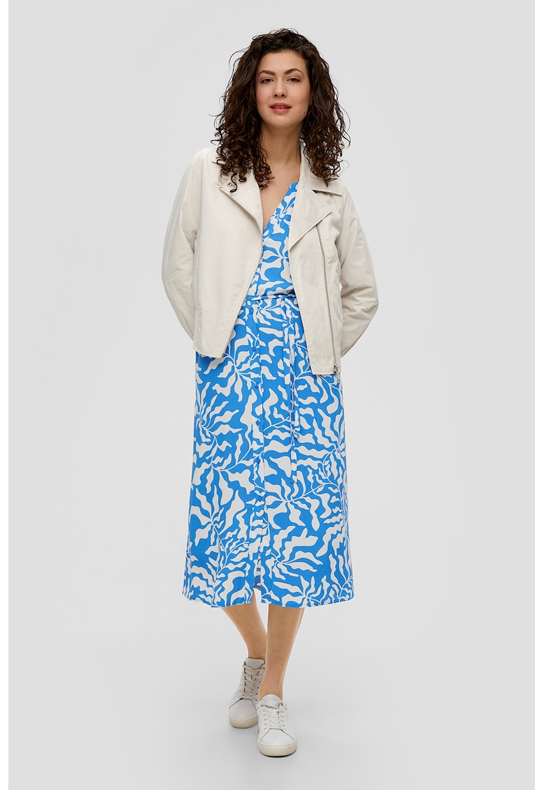 Рокля тип риза - Бял/Пастелносин sOliver