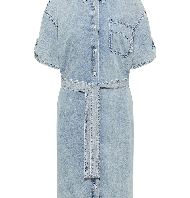 Рокля тип „Мустанг“ - памук/лиосел/модал - синя Mustang