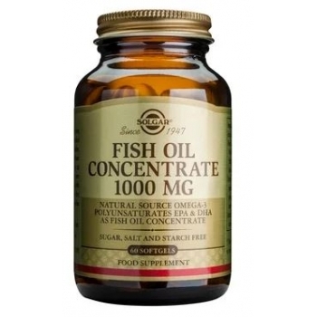 СОЛГАР Рибено масло концетрат меки капс. 1000 мг. х 60 цена