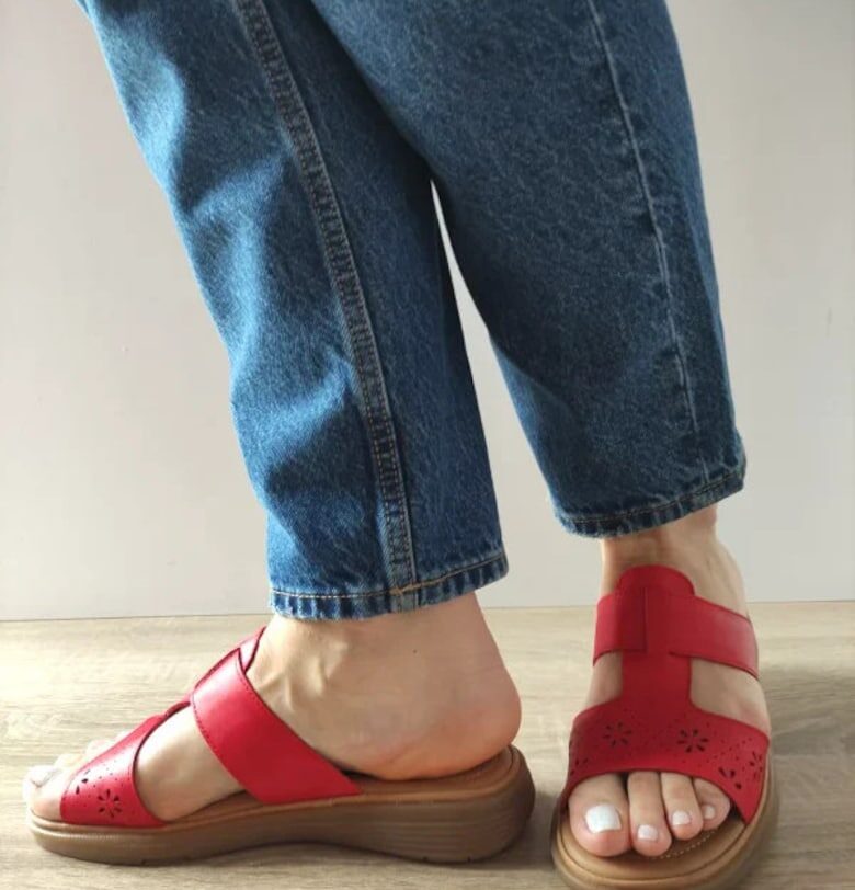 Саботи Casual Дамски  33179 - Червен - Червен FORMAZIONE