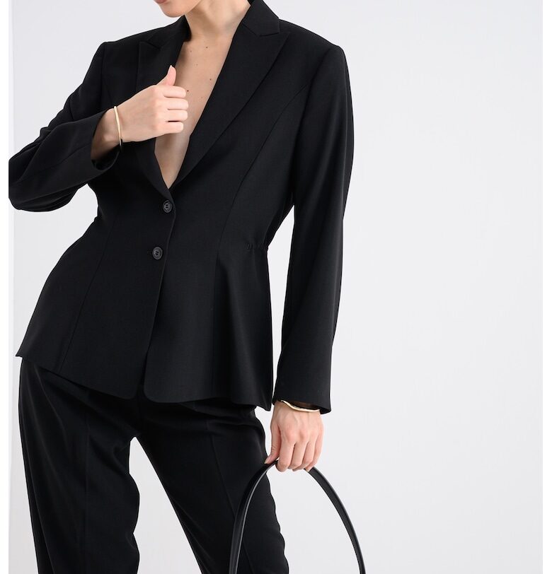 Сако Alinuna с регулируема талия - Черен HUGO