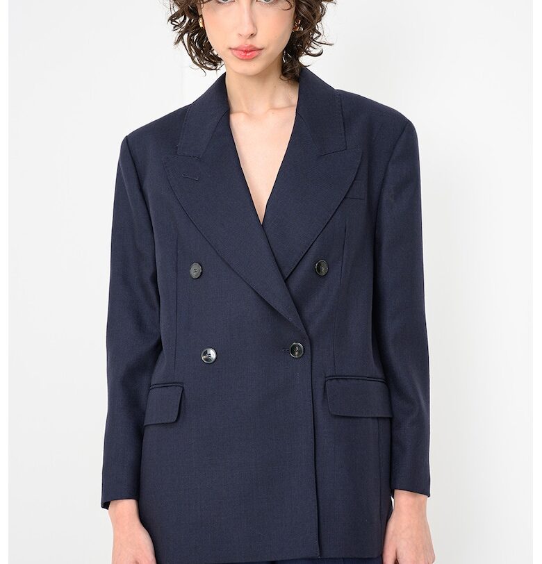 Сако Crasso от необработена вълна - Ултрамарин синьо Marella