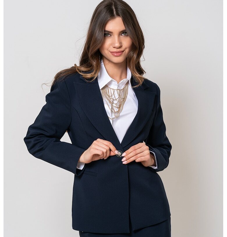 Сако Emily с раздвоен ревер - Ултрамарин синьо Hermosa