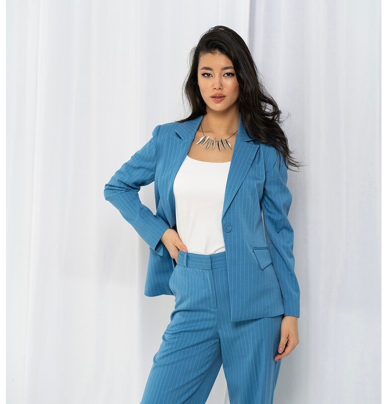 Сако Vilma на райе - Пастелносин Hermosa