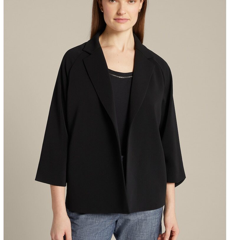 Сако с 3/4 ръкави - Черен ELENA MIRO