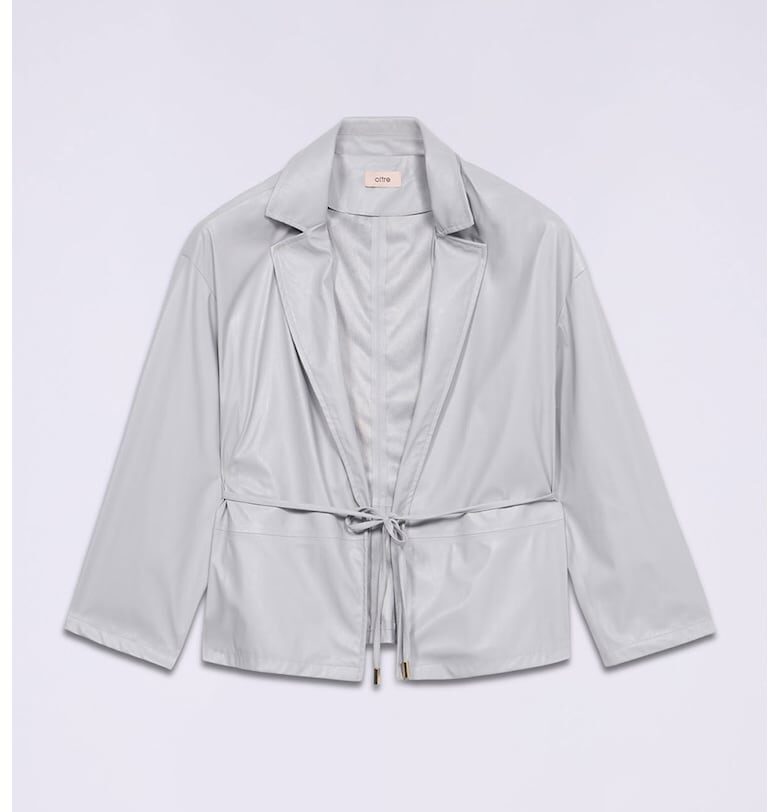 Сако с връзки - Светло сив Oltre