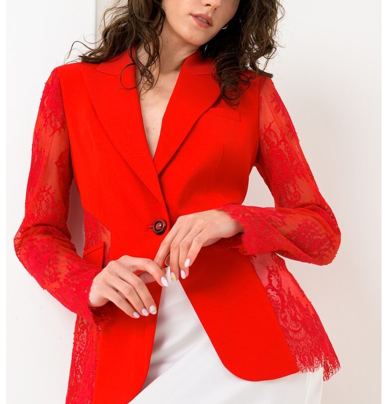 Сако с дантела - Червен Pinko