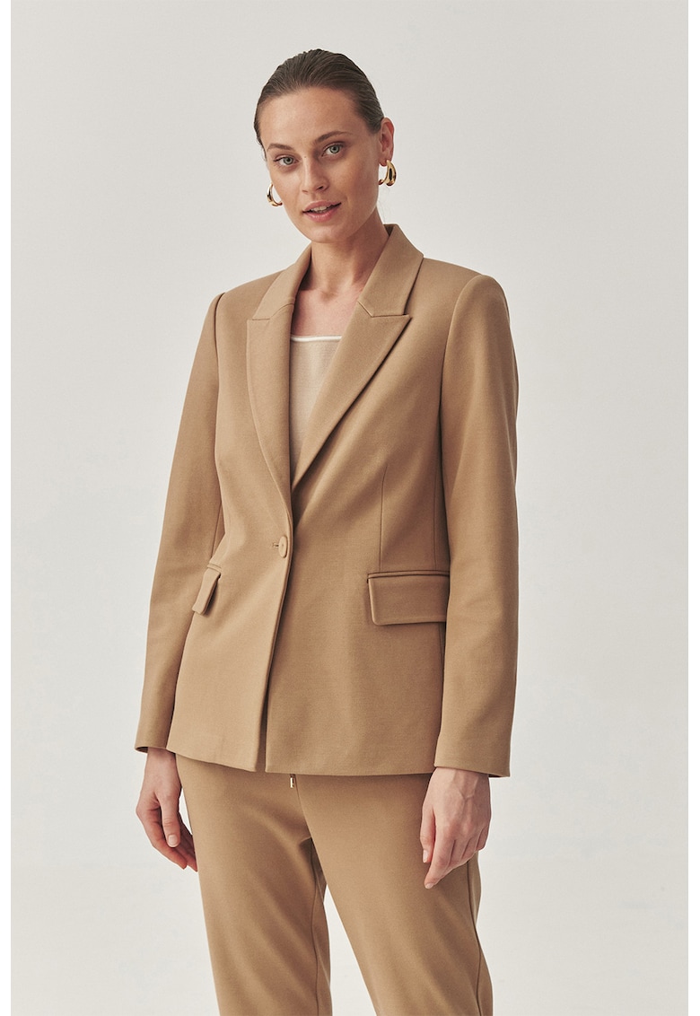 Сако с двойни ревери - Бежов Tatuum