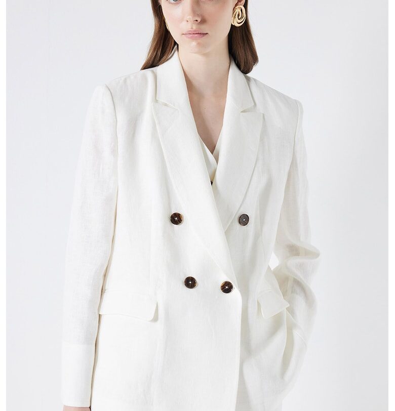 Сако с двуредно закопчаване - Бял Ipekyol