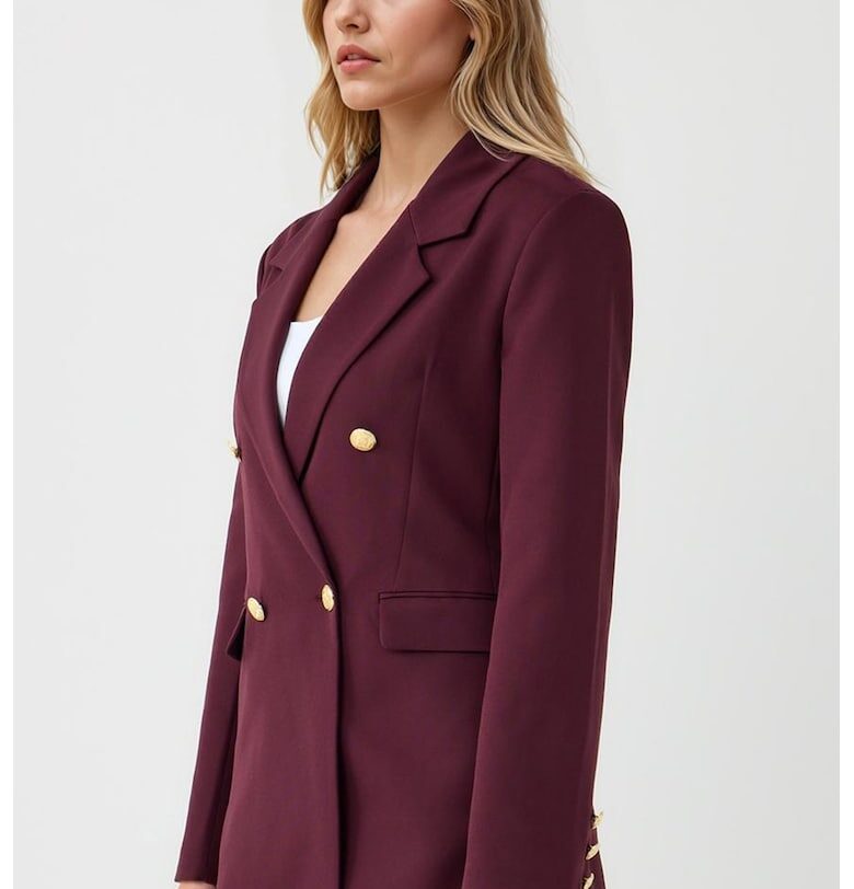 Сако с джобове с капаче - Бордо JIMMY KEY