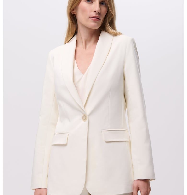 Сако с джобове с капаче - Крем GreenPoint