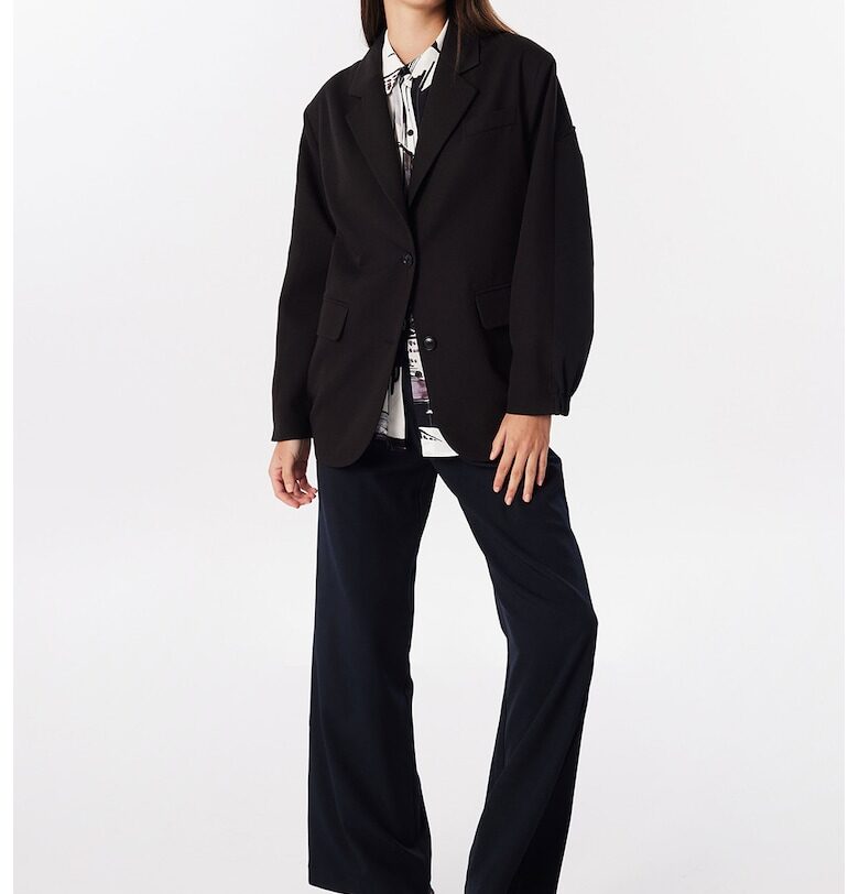 Сако с еластичен детайл отзад - Черен TWIST