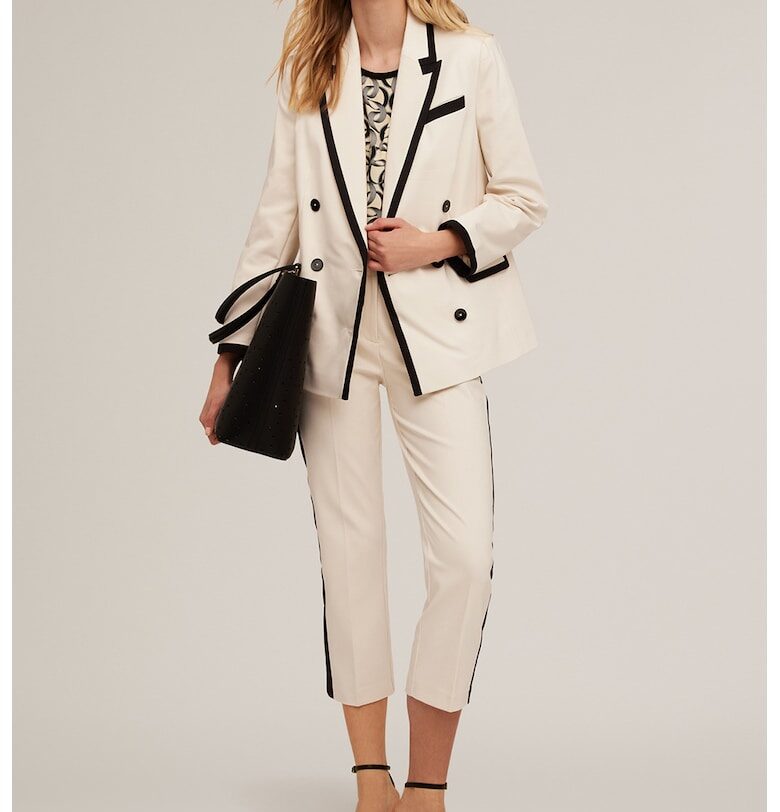 Сако с контрасти - Крем Motivi