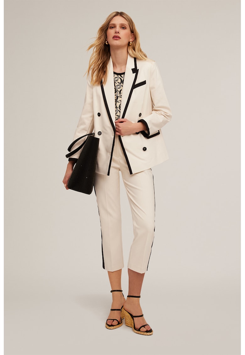 Сако с контрасти - Крем Motivi