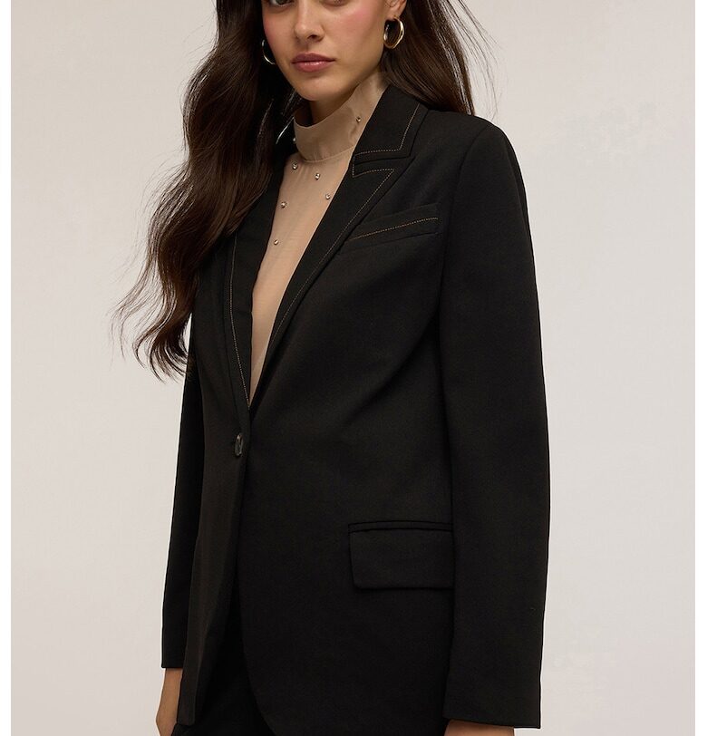 Сако с копчета - Черен Motivi