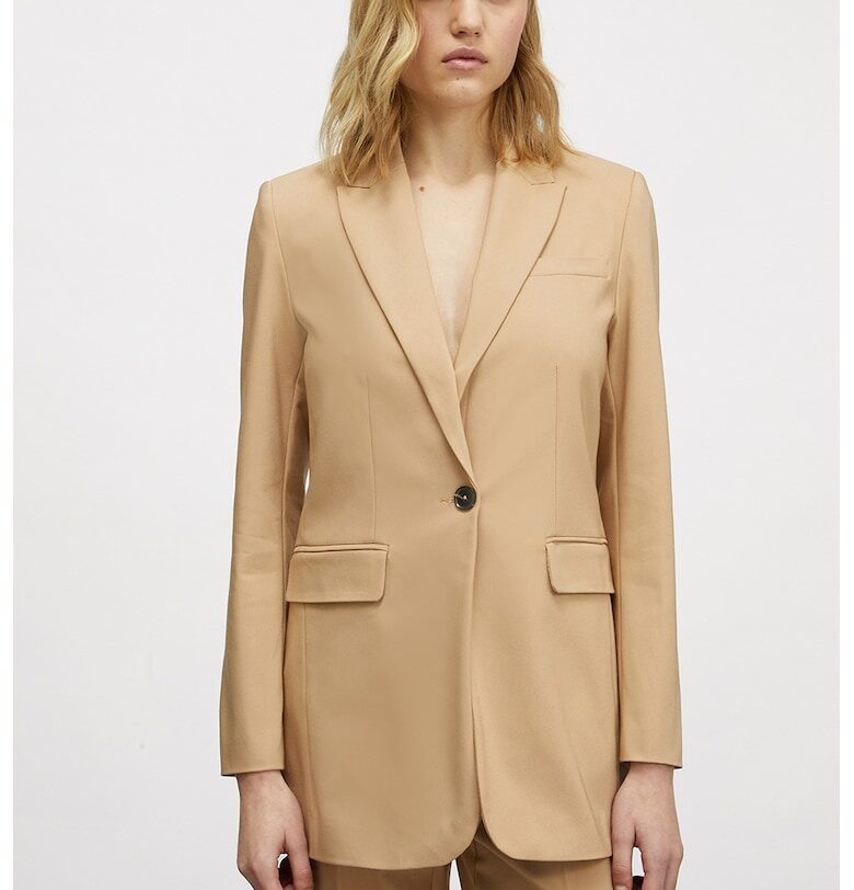 Сако с копчета и дълги ръкави - Бежов Motivi