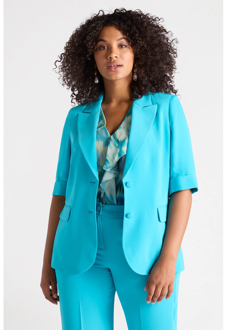 Сако с къси ръкави - Светлосин Fiorella Rubino