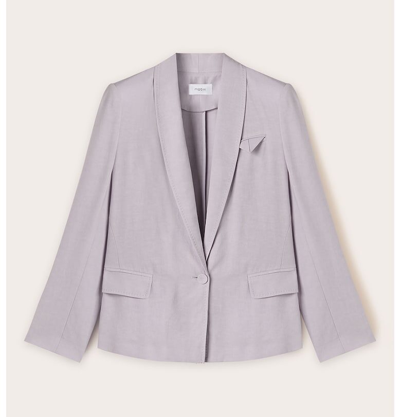 Сако с лен - Бледа лила Motivi