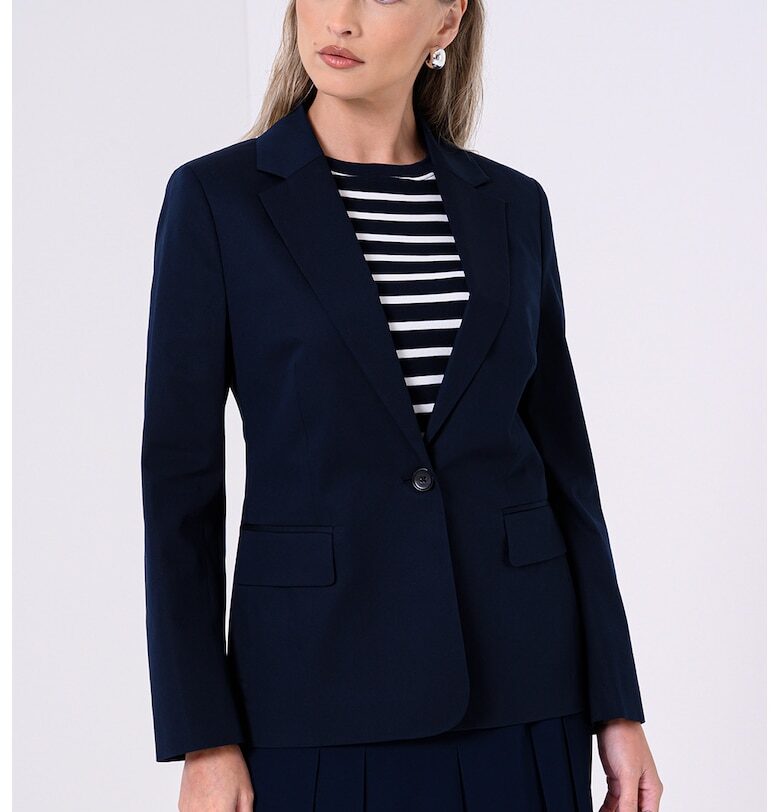 Сако с лиосел и джобове с капаче - Тъмносин Tommy Hilfiger