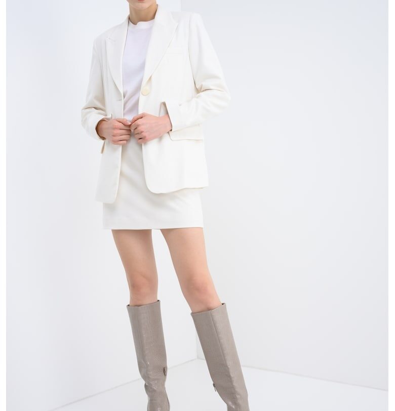 Сако с лого - Мръснобял ARMANI EXCHANGE