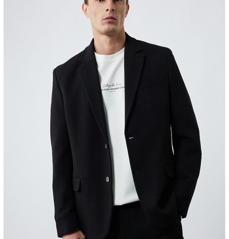 Сако с памук - Черен KOTON