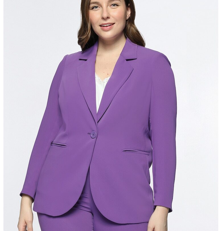 Сако с ревери - Виолетов Fiorella Rubino