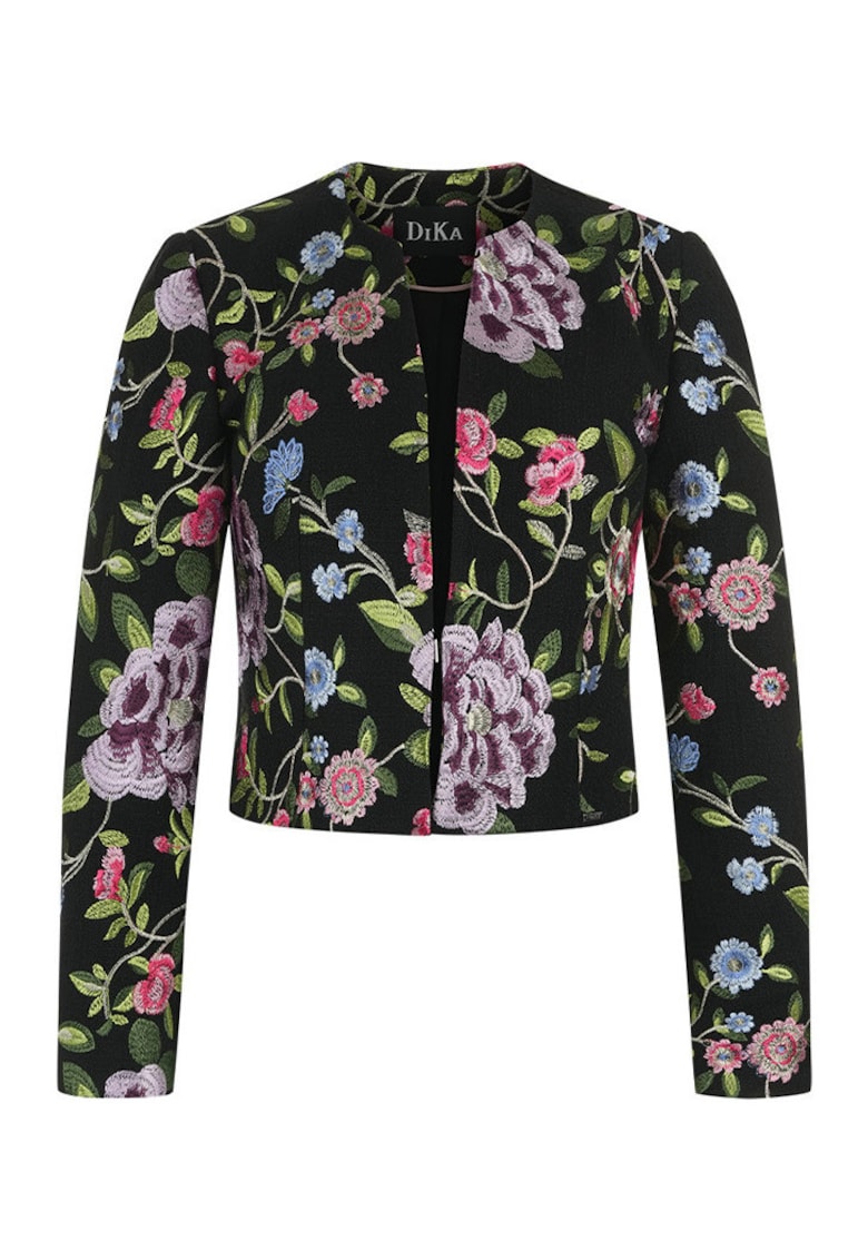 Сако с флорална бродерия DiKa