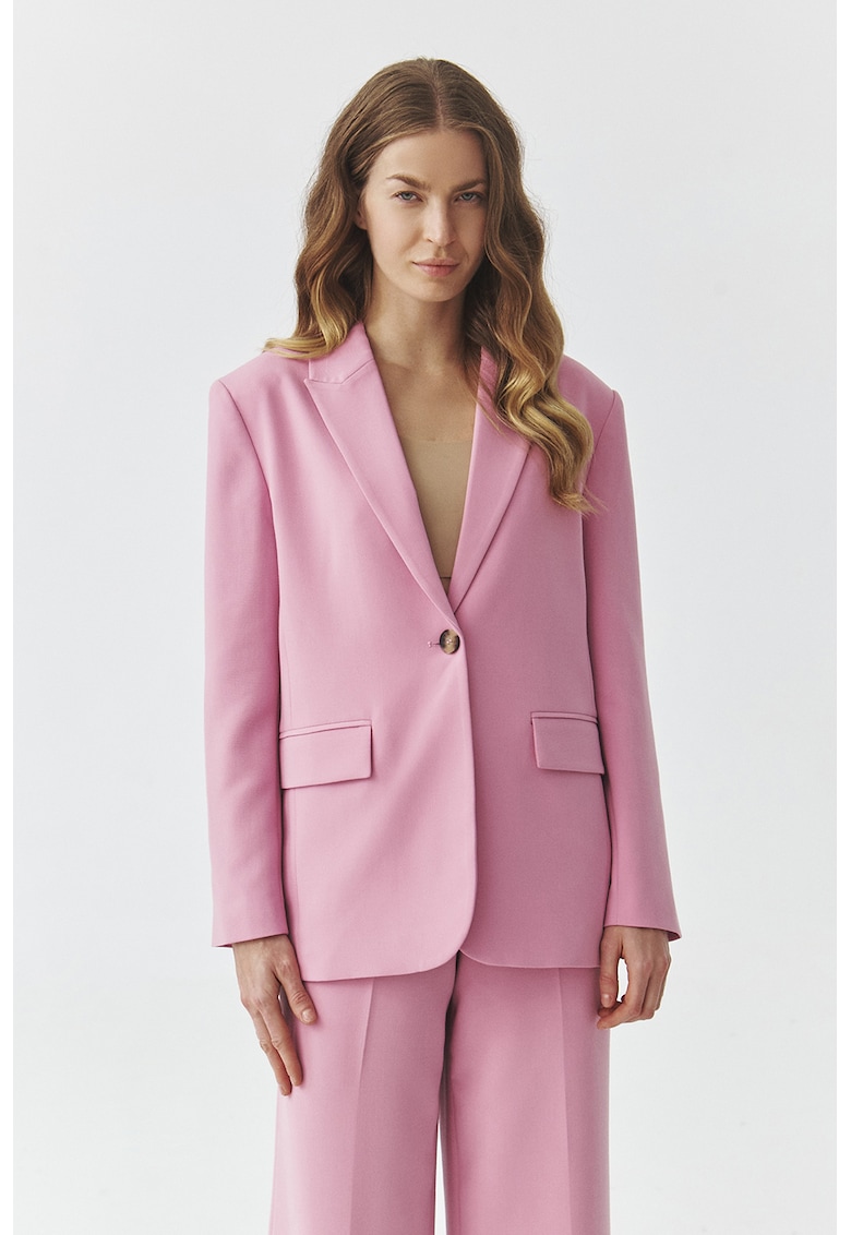 Сако със свободна кройка - Пастелнорозов Tatuum