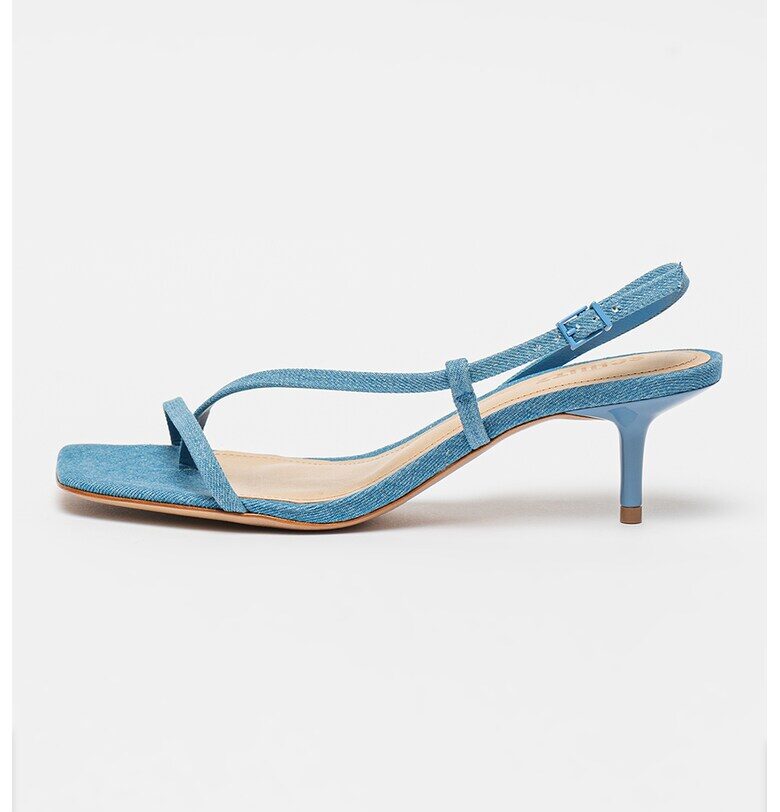 Сандали Heloise с квадратен връх - Светлосин Schutz