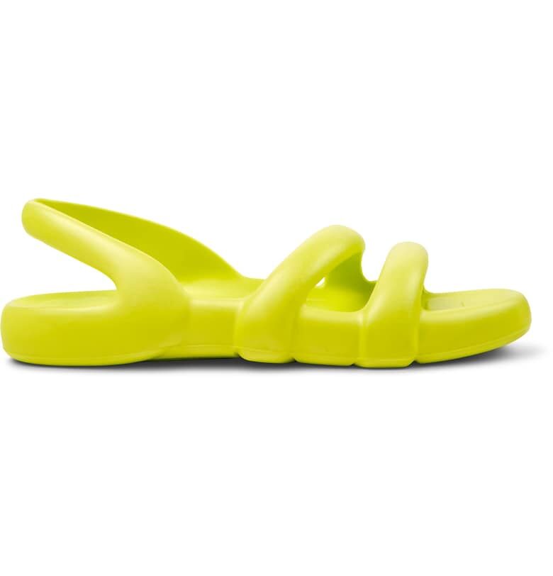 Сандали Kobarah 26751 с отворена пета - Лайм зелено Camper