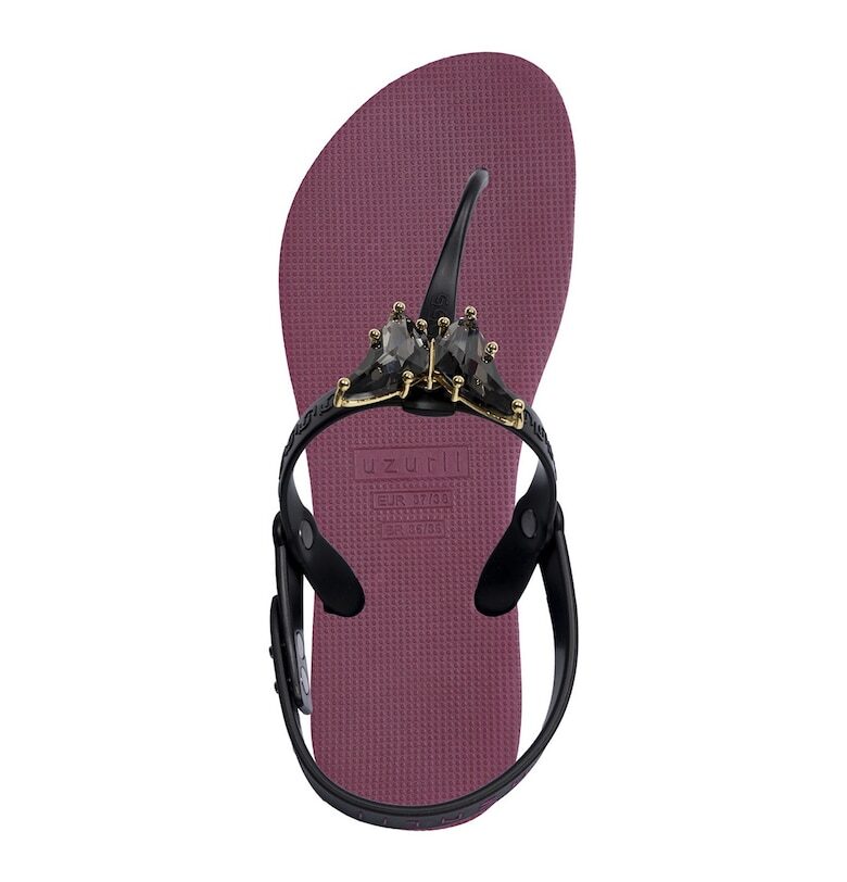 Сандали Selena с разделителна каишка - Бордо UZURII