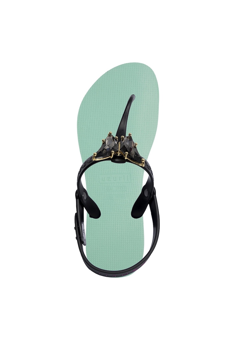 Сандали Selena с разделителна каишка - Ментово зелено UZURII