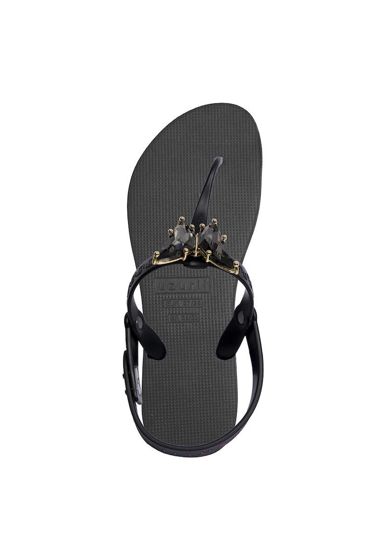 Сандали Selena с разделителна каишка - Черен UZURII