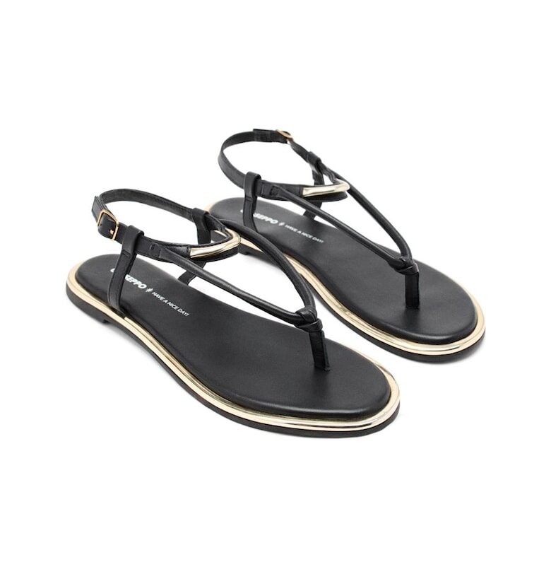 Сандали Upton с разделителна каишка - Черен Gioseppo