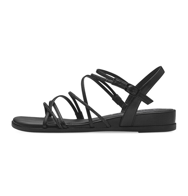 Сандали Woven с каишки от еко кожа - Черен Tamaris