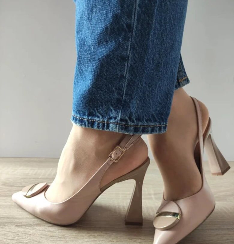 Сандали Дамски  11676-497-835 - Елегантни Розово нюд - Розово - Розово Epica